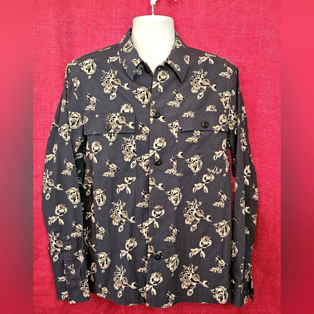 Vince Men's Button Down Shirt - Size Small